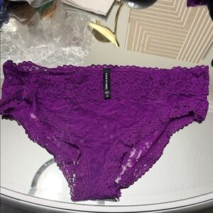 Purple Lace Women's Panties